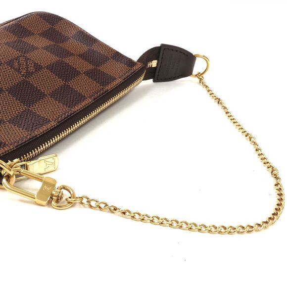 Louis Vuitton Mini Pochette Damier Ebene Accessory Pouch - Picture 6 of 8